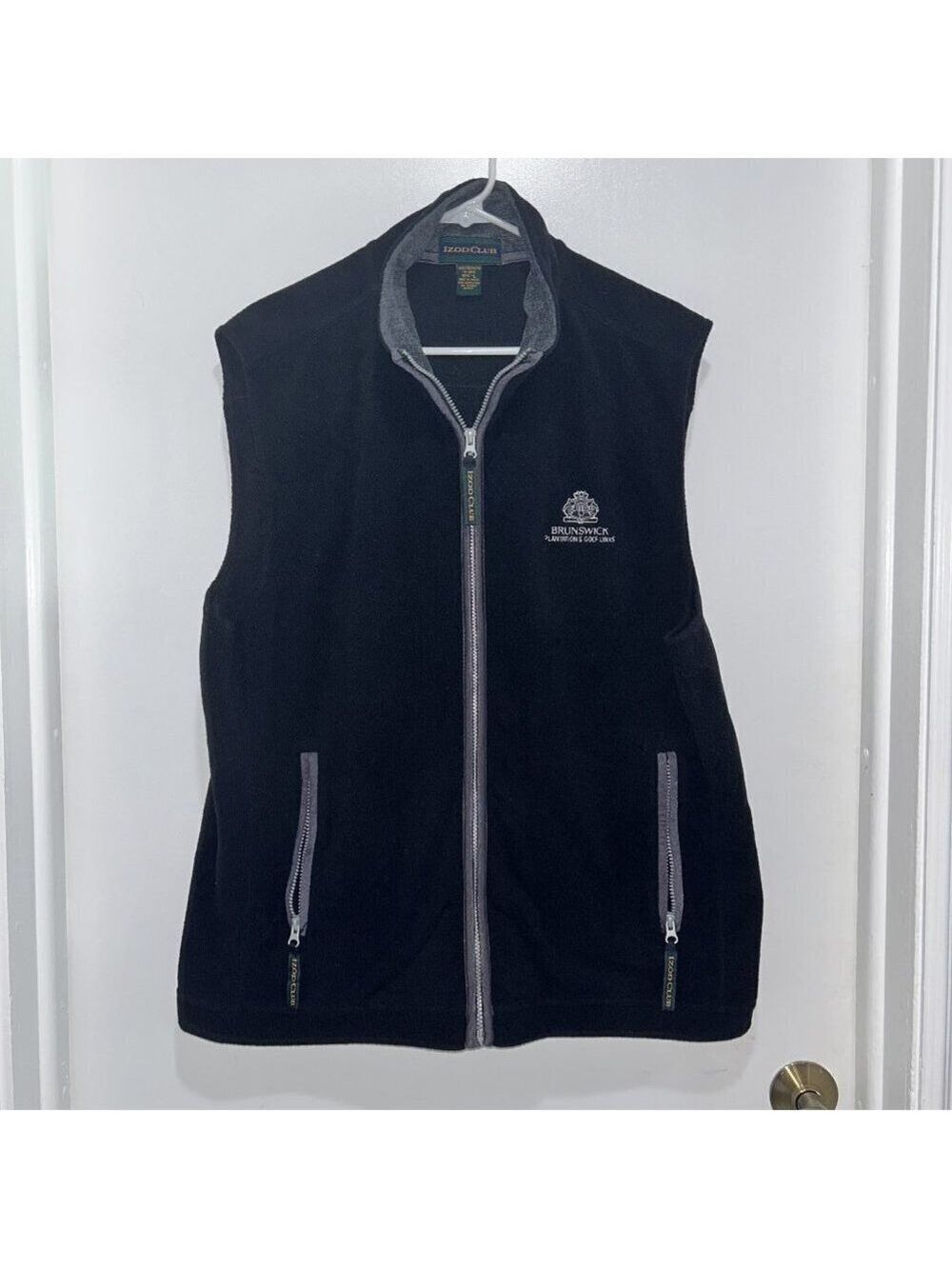 Men's Izod fleece gold vest Size L